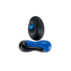 REPOSAMUÑECAS KENSINGTON DUO GEL PARA RATON/TRACKBALL SLIM COLOR NEGRO/AZUL 192X72X22 MM