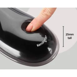 REPOSAMUÑECAS KENSINGTON DUO GEL TECLADO COLOR NEGRO/ROJO 240X182X25 MM