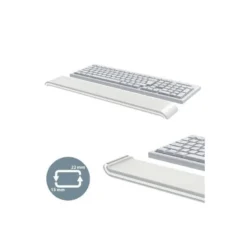 REPOSAMUÑECAS LEITZ ERGO COSY PARA TECLADO AJUSTABLE COLOR GRIS