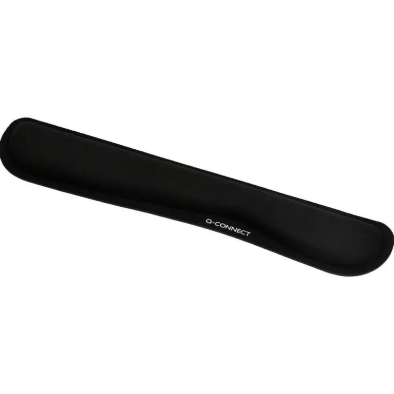 REPOSAMUÑECAS Q-CONNECT MEMORY FOAM PARA TECLADO COLOR NEGRO 460X85X25 MM