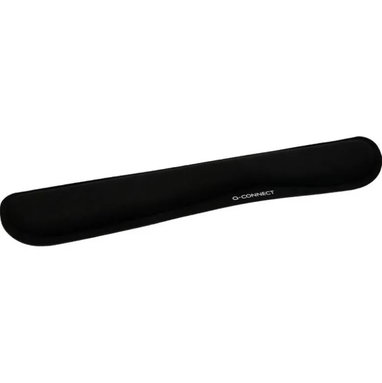 REPOSAMUÑECAS Q-CONNECT MEMORY FOAM PARA TECLADO COLOR NEGRO 460X85X25 MM