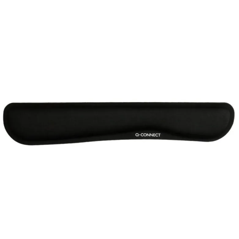 REPOSAMUÑECAS Q-CONNECT MEMORY FOAM PARA TECLADO COLOR NEGRO 460X85X25 MM