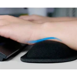 REPOSAMUÑECAS Q-CONNECT MEMORY FOAM PARA TECLADO COLOR NEGRO 460X85X25 MM