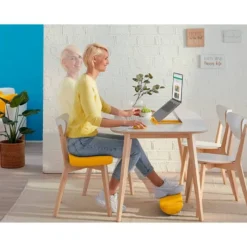 REPOSAPIES DE ESCRITORIO LEITZ ACTIVE ERGO COSY COLOR AMARILLO