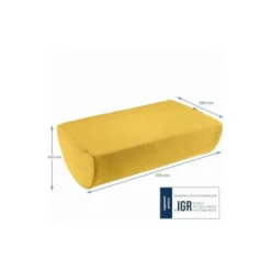 REPOSAPIES DE ESCRITORIO LEITZ ACTIVE ERGO COSY COLOR AMARILLO