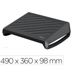 REPOSAPIES FELLOWES BREYTA 3 AJUSTES DE ALTURA 100% RECICLABLE 490X360X98 MM COLOR NEGRO