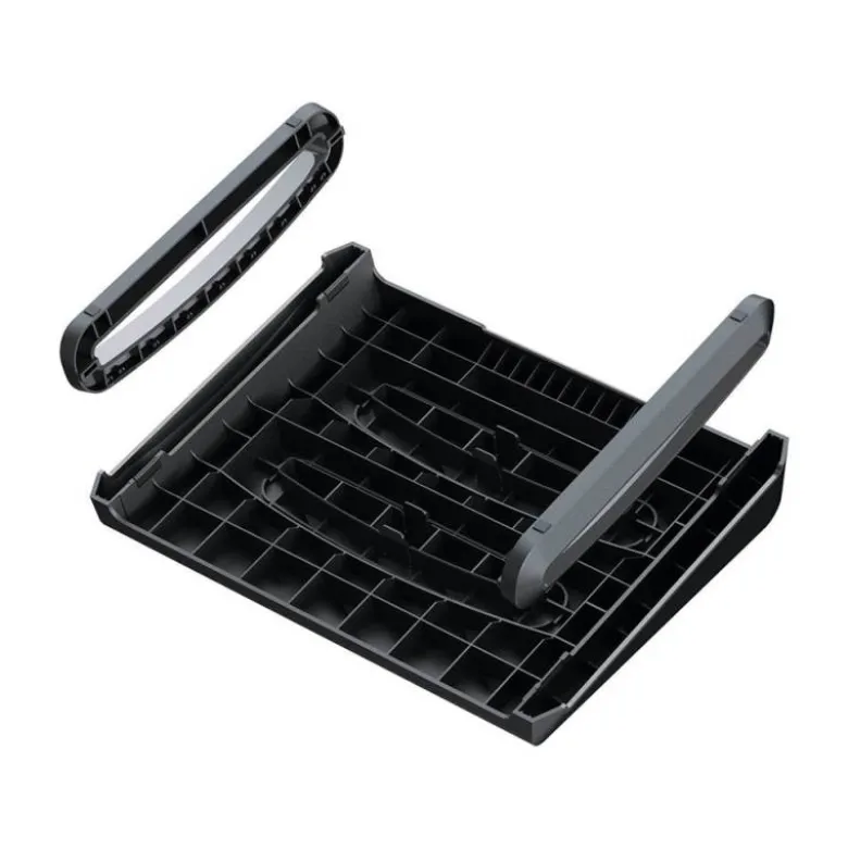 REPOSAPIES FELLOWES BREYTA 3 AJUSTES DE ALTURA 100% RECICLABLE 490X360X98 MM COLOR NEGRO
