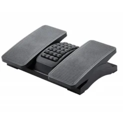 REPOSAPIES PLASTICO Q-CONNECT AJUSTABLE DERECHA IZQUIERDA 2 ALTURAS EFECTO MASAJE 430X320X110 MM