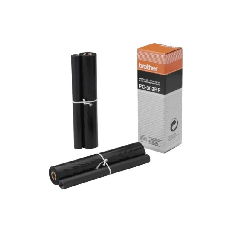 REPUESTO FAX BROTHER PC302RF DE TRANSFERENCIA TERMICA DURACION 235 PAGINAS PACK DE 2 UNIDADES