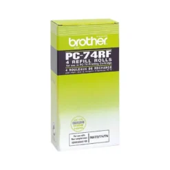REPUESTO FAX T104/106 BROTHER DE TRANSFERENCIA TERMICA 4 BOBINAS DURACION 140 PAGINAS