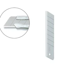 REPUESTO CUCHILLA CUTTER OLFA ANCHO 18 MM PARA CUTER L-1 BLISTER DE 10 UNIDADES