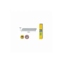 REPUESTO CUCHILLA CUTTER OLFA ANCHO 18 MM PARA CUTER L-1 BLISTER DE 10 UNIDADES
