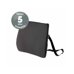RESPALDO ERGONOMICO FELLOWES LUMBAR ACOLCHADO BREYTA COMFORT COLOR NEGRO 330X380X90 MM