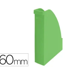 REVISTERO LEITZ RECYCLE PLASTICO LOMO 60 MM VERDE 78X308X278 MM