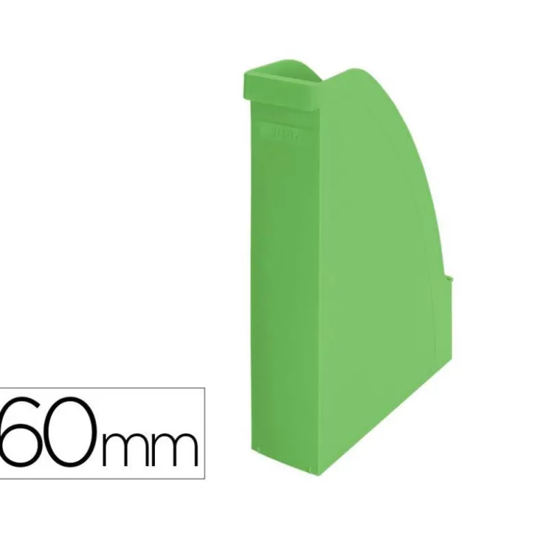 REVISTERO LEITZ RECYCLE PLASTICO LOMO 60 MM VERDE 78X308X278 MM