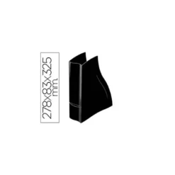 Revistero plastico CEP negro