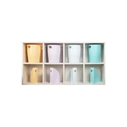 REVISTERO PLASTICO EXACOMPTA AQUAREL MAG-CUBE SET DE 4 UNIDADES COLORES PASTEL 266X328X305 MM