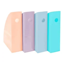 REVISTERO PLASTICO EXACOMPTA AQUAREL MAG-CUBE SET DE 4 UNIDADES COLORES PASTEL 266X328X305 MM