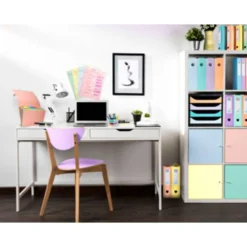 REVISTERO PLASTICO EXACOMPTA AQUAREL MAG-CUBE SET DE 4 UNIDADES COLORES PASTEL 266X328X305 MM