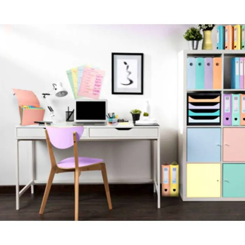 REVISTERO PLASTICO EXACOMPTA AQUAREL MAG-CUBE SET DE 4 UNIDADES COLORES PASTEL 266X328X305 MM