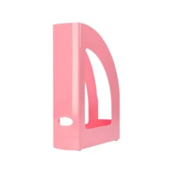 REVISTERO PLASTICO Q-CONNECT COLOR ROSA PASTEL