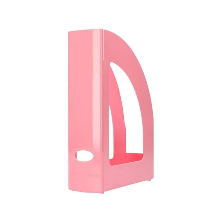 REVISTERO PLASTICO Q-CONNECT COLOR ROSA PASTEL