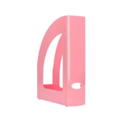 REVISTERO PLASTICO Q-CONNECT COLOR ROSA PASTEL