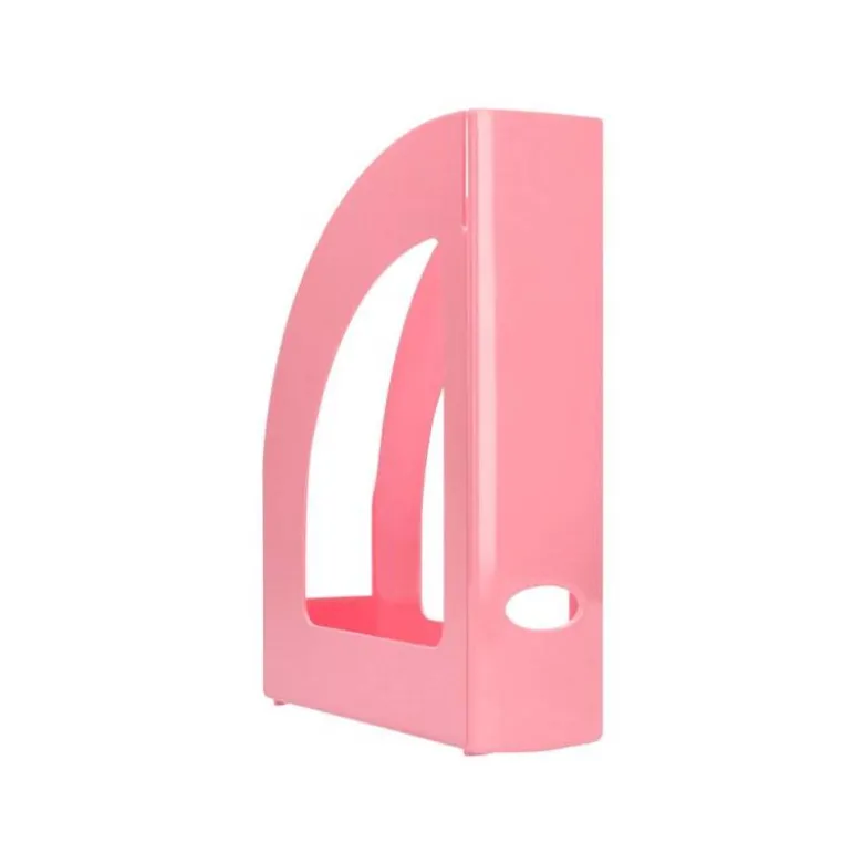 REVISTERO PLASTICO Q-CONNECT COLOR ROSA PASTEL