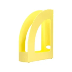 REVISTERO PLASTICO Q-CONNECT COLOR AMARILLO PASTEL