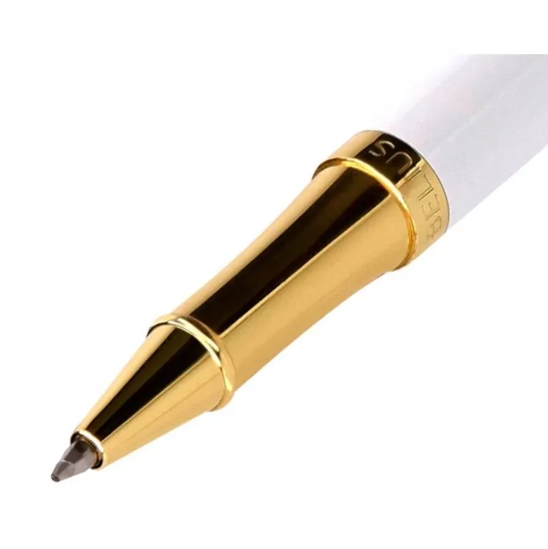 ROLLER BELIUS DUALITA CUERPO NEGRO COLOR BLANCO TINTA NEGRA CAJA DE DISEÑO