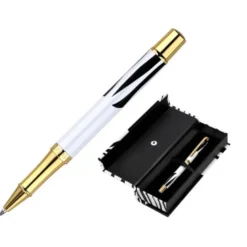 ROLLER BELIUS DUALITA CUERPO NEGRO COLOR BLANCO TINTA NEGRA CAJA DE DISEÑO