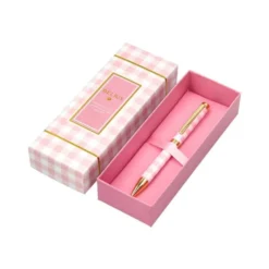 ROLLER BELIUS PERFECT PICNIC DAY ALUMINIO COLOR ROSA DORADO TINTA COLOR NEGRO CAJA DE DISEÑO