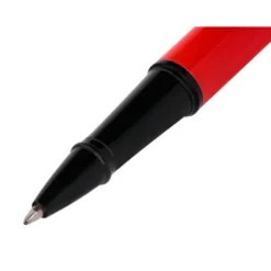 ROLLER BELIUS TURBO ALUMINIO COLOR ROJO Y NEGRO TINTA AZUL CAJA DE DISEÑO