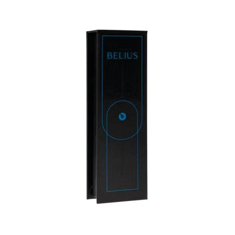 ROLLER BELIUS TURBO ALUMINIO COLOR AZUL Y NEGRO TINTA AZUL CAJA DE DISEÑO