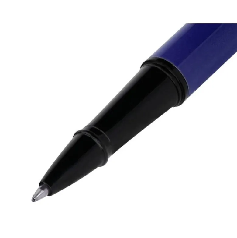 ROLLER BELIUS TURBO ALUMINIO COLOR AZUL Y NEGRO TINTA AZUL CAJA DE DISEÑO