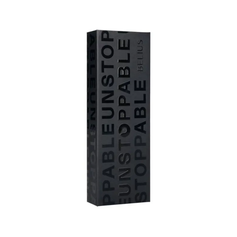 ROLLER BELIUS UNSTOPPABLE COLOR NEGRO TINTA NEGRA CAJA DE DISEÑO