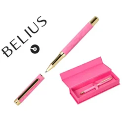 ROLLER BELIUS WILD WEST ALUMINIO COLOR ROSA DORADO TINTA COLOR NEGRO CAJA DE DISEÑO