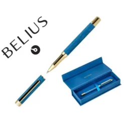 ROLLER BELIUS WILD WEST ALUMINIO COLOR AZUL MARINO DORADO TINTA COLOR NEGRO CAJA DE DISEÑO