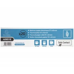 ROLLO SUMADORA EXACOMPTA SAFE CONTACT TERMICO 57 MM X 40 MM 52 G/M2