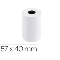 ROLLO SUMADORA EXACOMPTA TERMICO 57X40 MM 55 G/M2 SIN BPA