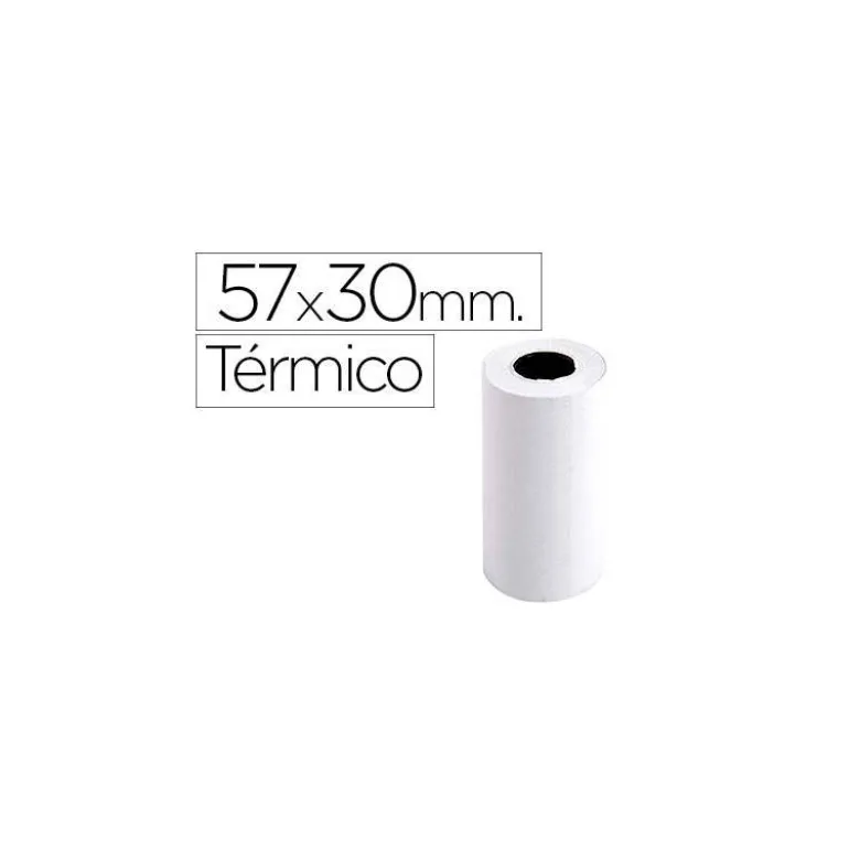 ROLLO SUMADORA EXACOMPTA TERMICO 57 MM X 30 MM 55 G/M2