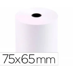 Rollo sumadora q-connect electro 75 mm ancho x 65 mm diametro