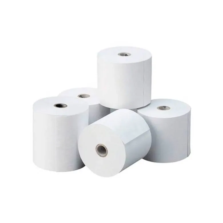 ROLLO SUMADORA TERMICO 80X60X12 MM SIN BISFENOL PAQUETE DE 8 UNIDADES