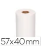 Rollo Termico para Sumadoras de 57x40x11mm 58g/m2 Mandril 12mm