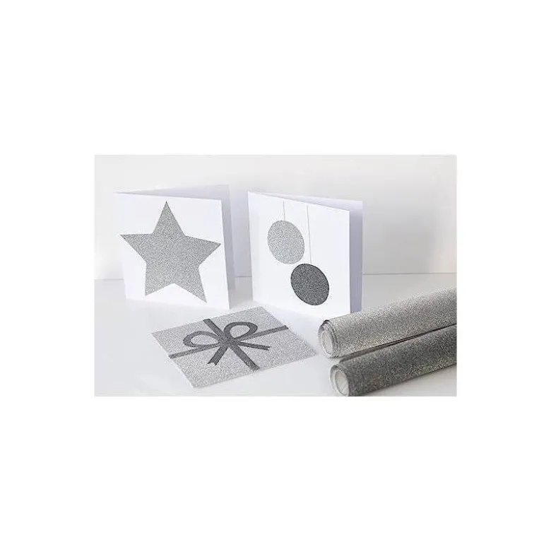 ROLLO ADHESIVO D-C-FIX ANTRACITA METAL BRILLO ANCHO 45 CM LARGO 1,5 MT