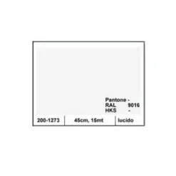 ROLLO ADHESIVO D-C-FIX BLANCO ANCHO 45 CM LARGO 15 MT