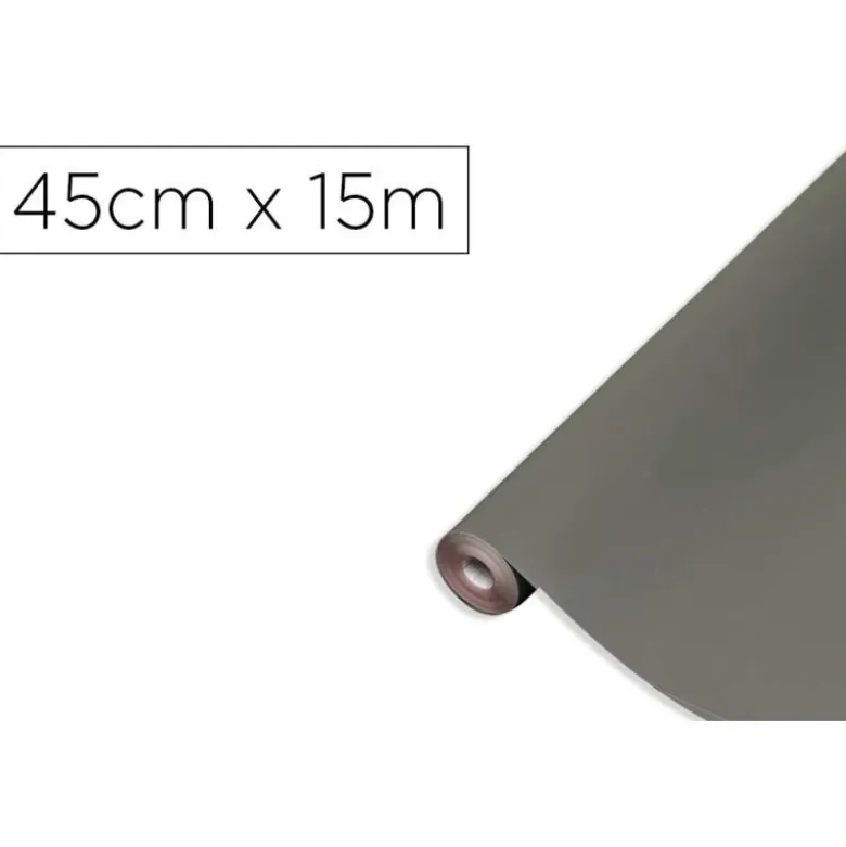 ROLLO ADHESIVO D-C-FIX GRIS TAUPE ANCHO 45 CM LARGO 15 MT