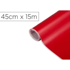 ROLLO ADHESIVO D-C-FIX ROJO SEÑALES ANCHO 45 CM LARGO 15 MT