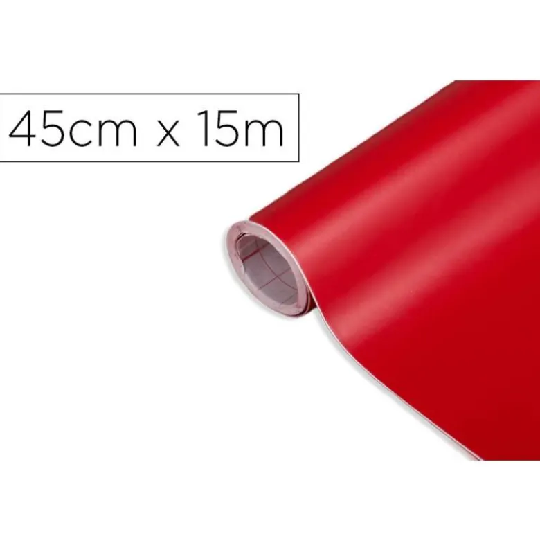 ROLLO ADHESIVO D-C-FIX ROJO SEÑALES ANCHO 45 CM LARGO 15 MT