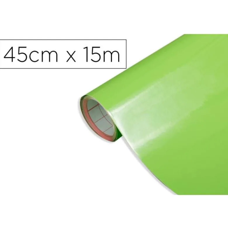 ROLLO ADHESIVO D-C-FIX VERDE MANZANA ANCHO 45 CM LARGO 15 MT